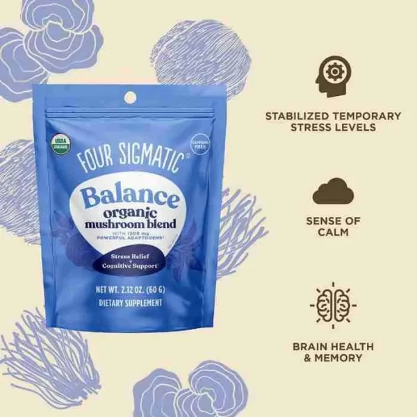 four sigmatic organic balance mushroom blend
