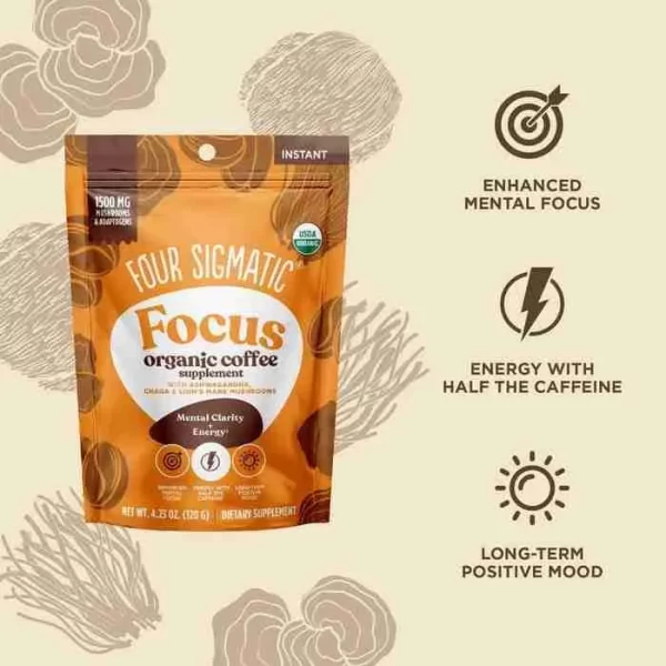 four sigmatic instant focus organic coffee