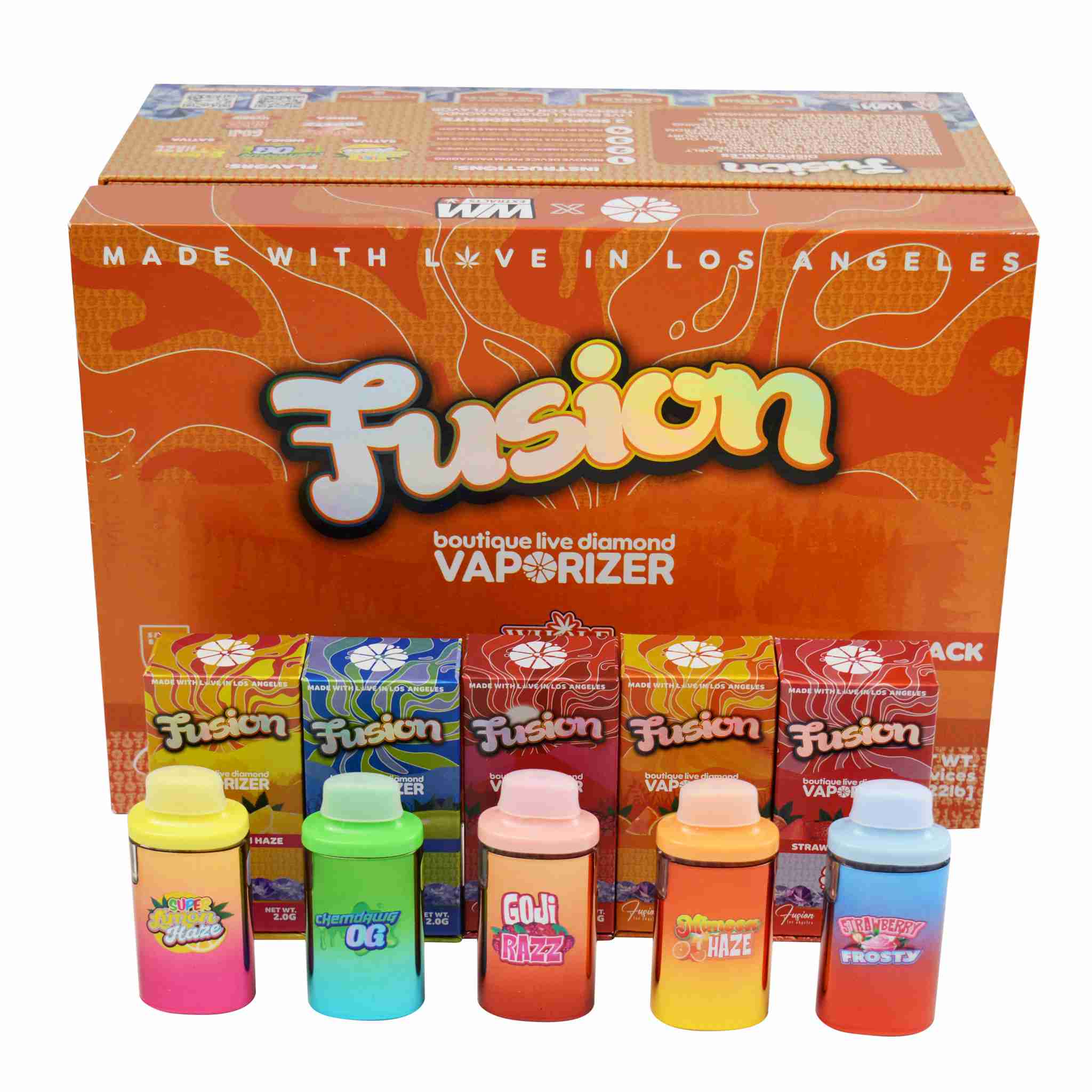 wholesale fusion x whole melt 2g disposable